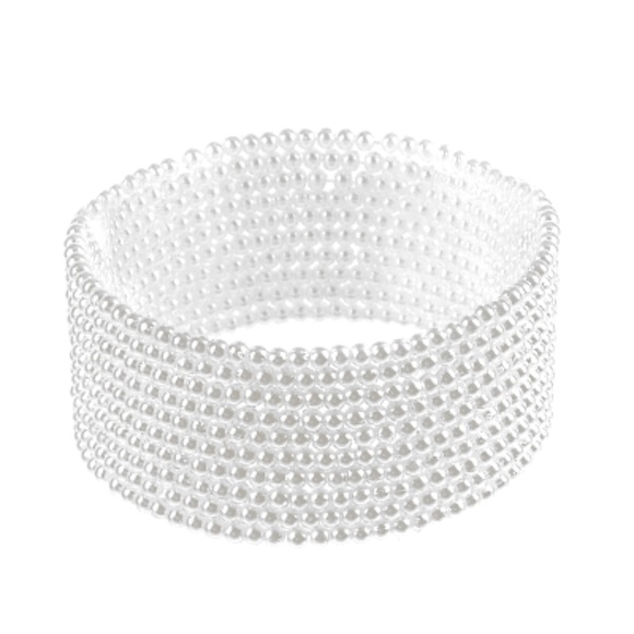 10 Row CCB Beaded Bracelet - Picture 2 of 2